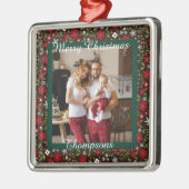 光パーソナライズされた金属オーナメント メタルオーナメント (左)