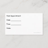 光ビジネス・カード 予約カード (裏面)