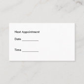 光ビジネス・カード 予約カード (裏面)