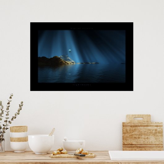 光ビーム ポスター (キッチン)