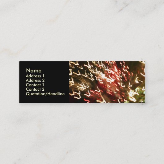 光ファイバおもしろい- 02 スキニー名刺 (正面)