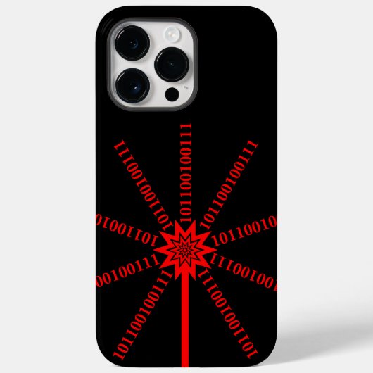 光ファイバデータバースト Case-Mate iPhoneケース (裏面)