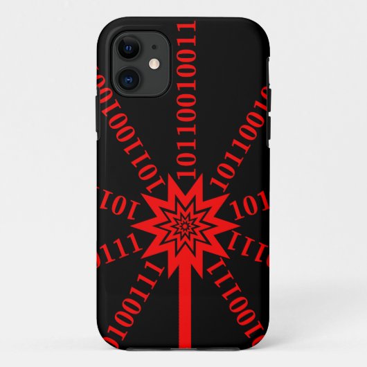 光ファイバデータバースト Case-Mate iPhoneケース (裏面)