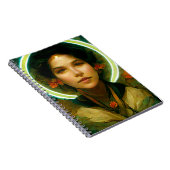 光ファンタジーのリングや輪Sci-fi ノートブック (右側)