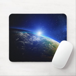 光フレアを持つ宇宙 マウスパッド