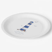 光ミニマル航海のハウスベビーシャワーアホイボーイズ ペーパープレート (アングル)