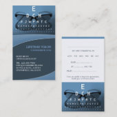 光メディア(アポイントメント・ビジネス・カード付き) 予約カード (正面/裏面)