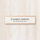 光モダンアイボリープロフェッショナル営業所 サインプレート (正面)