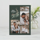 光モダンエレガント数々の植物性シック シーズンカード (スタンド正面)