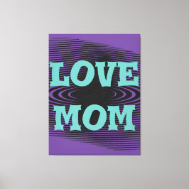 光モダンエレガント緑、黒、紫のデザイン キャンバスプリント