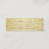 光モダンエレガント輝、金ゴールドストローク スキニー名刺 (裏面)