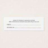 光モダンクールピンクハート美しいサロン (裏面)