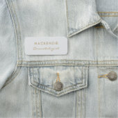 光モダングミニマルレープロフェッショナル社員 名札 (インサイチュ)