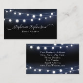 光モダン列イベントプランナーコンサルタント 名刺 (正面/裏面)