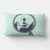 光モダン航海のハウスシーン ランバークッション (正面)