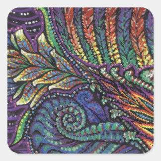 光共感覚スクエアステッカー スクエアシール