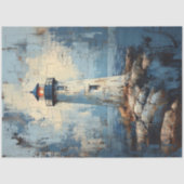 光動揺して家の絵を描デコペ 薄葉紙 (正面)