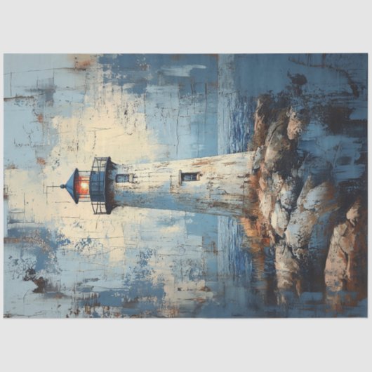 光動揺して家の絵を描デコペ 薄葉紙 (正面)