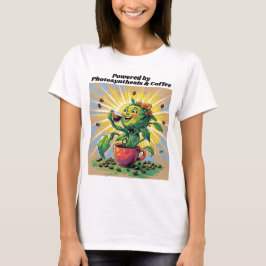 光合成とコーヒーで動くTシャツ Tシャツ