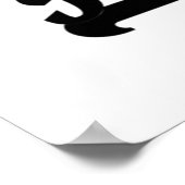 光合成精神（生化学姿勢） ポスター (角)