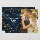 光天三日月金ゴールド結婚ズ セーブザデート (正面/裏面)