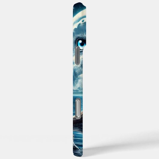 光威厳のあるる海月の上の鷲 Case-Mate iPhoneケース (裏面 / 右)