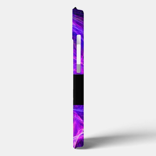 光子熱狂するブルーサファイアジェムストーンモノグラム Case-Mate iPhoneケース (裏面 / 左)