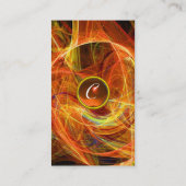 光子熱狂するモノグラム宝石オレンジ 名刺 (裏面)