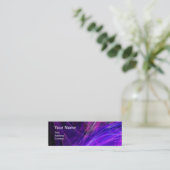 光子熱狂するモノグラム宝石ブルー スキニー名刺 (スタンド正面)