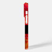 光子熱狂する赤ルビージェムストーンモノグラム Case-Mate iPhoneケース (裏面 / 左)