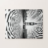 光学イリュージョンビッグベンパズル ジグソーパズル (横)