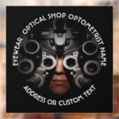 光学ショップオプトメトリスト眼科医名 ウィンドウサイン (シート2)