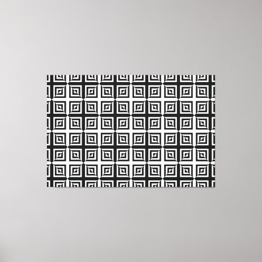 光学ダイヤモンドを包んだキャンバス キャンバスプリント (正面)