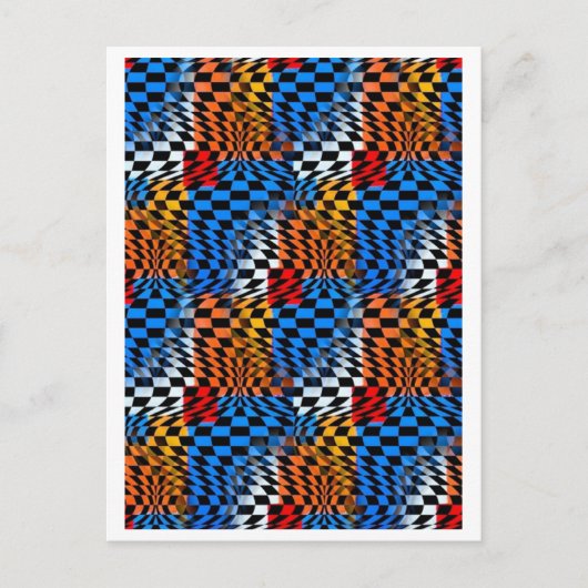 光学ドリズルポストカード ポストカード (正面)