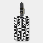 光学バイオリンの錯覚 ラゲッジタグ (正面縦)