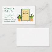 光学フォトメトリックカートゥーンアポイントメント 名刺 (正面/裏面)