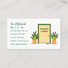 光学フォトメトリックカートゥーンアポイントメント 名刺