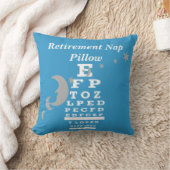 光学図表の退職の枕 クッション (ブランケット)