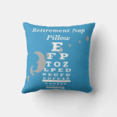 光学図表の退職の枕 クッション (裏面)