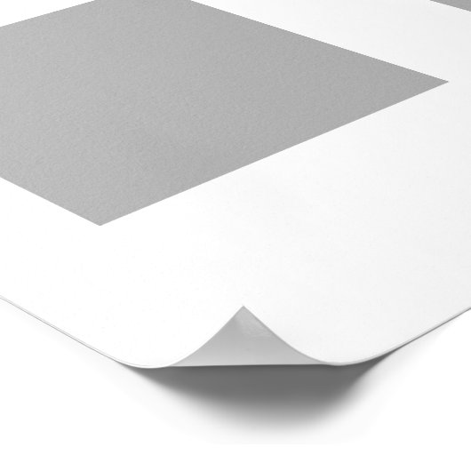 光学幻想消失点グレーと白 ポスター (角)