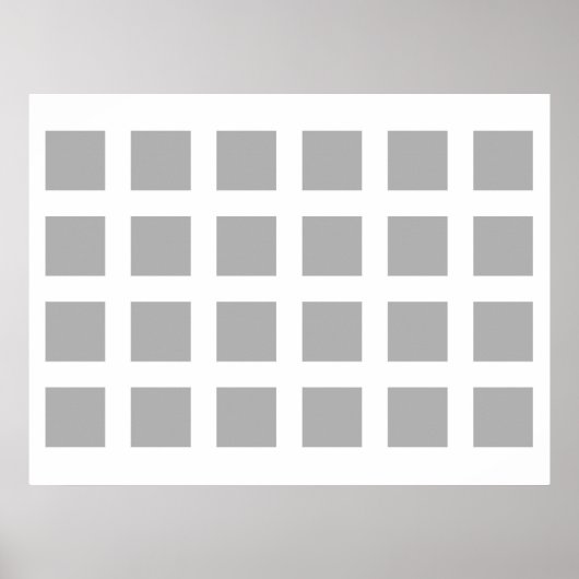 光学幻想消失点グレーと白 ポスター (正面)