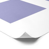 光学幻想消失点ライトブルー ポスター (角)