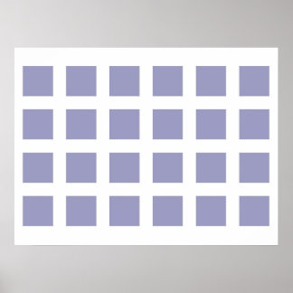 光学幻想消失点ライトブルー ポスター