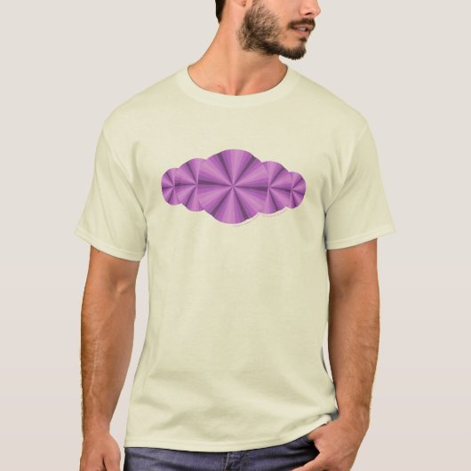 光学幻想紫キッドとベビーダークシャツ Tシャツ (正面)