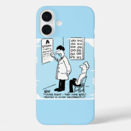 光学式壁グラフのオプティシャンによるスペルチェック iPhone 16 PLUSケース