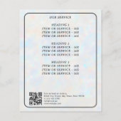 光学式水晶球心霊媒体タロット読み取り チラシ (裏面)