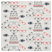 光学式眼球図ドクターオプティシアンパターン ファブリック (見本)