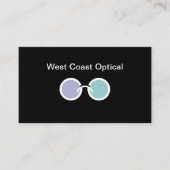 光学式眼科医の業務アポイントメントカード 名刺 (正面)