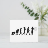 光学式眼科医の進化アイチャート ポストカード (スタンド正面)