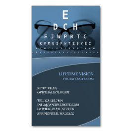 光学式眼科医 マグネット名刺